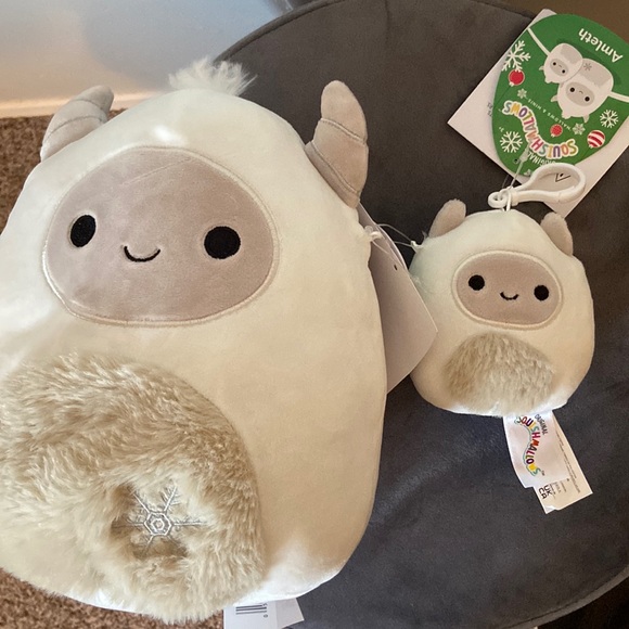 Amleth holiday 8 inch clip duo squishmallow winter yeti - Picture 2 of 6